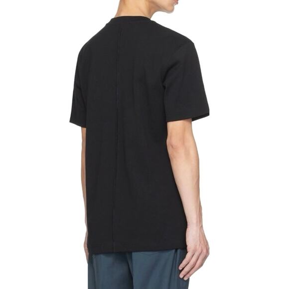 Helmut Lang Seam Detail Rib T Shirt in Black - Picture 4 of 10
